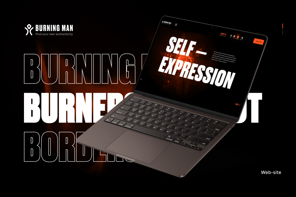 Burning Man nonprofit web design UX UI case study